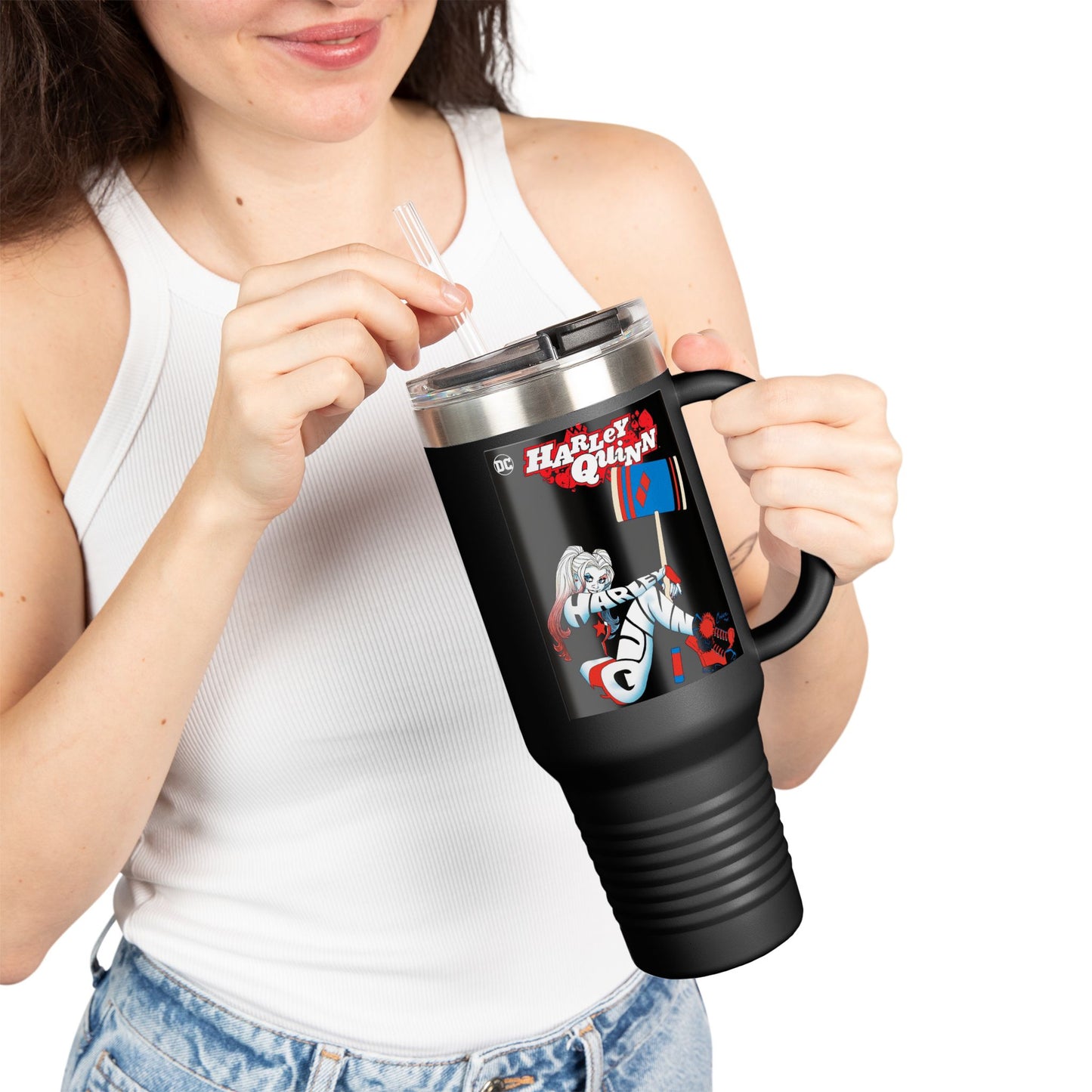 Harley Quinn Travel Mug, 40oz