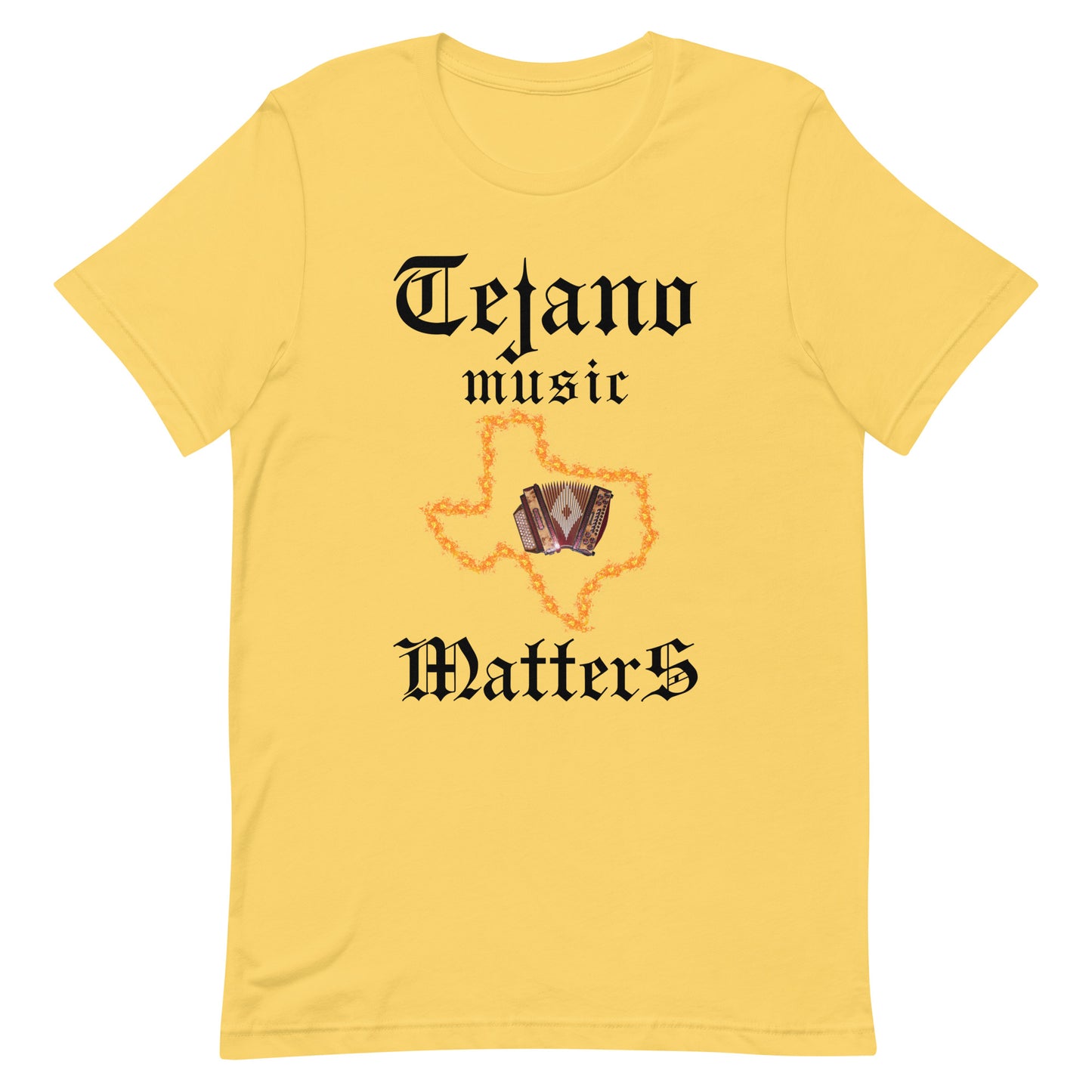 Tejano Music Matters t-shirt (Olde English)