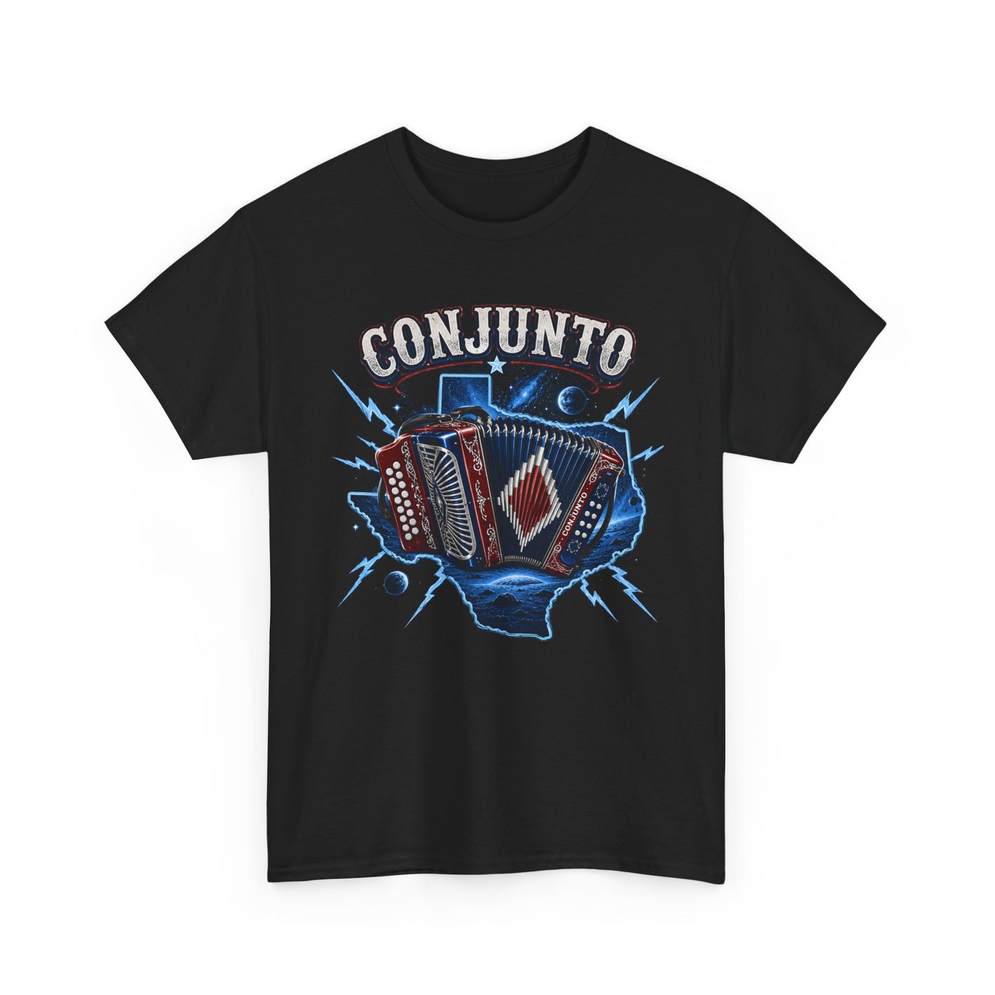 Conjunto Accordion T‑Shirt — Vintage Norteño Music Tee