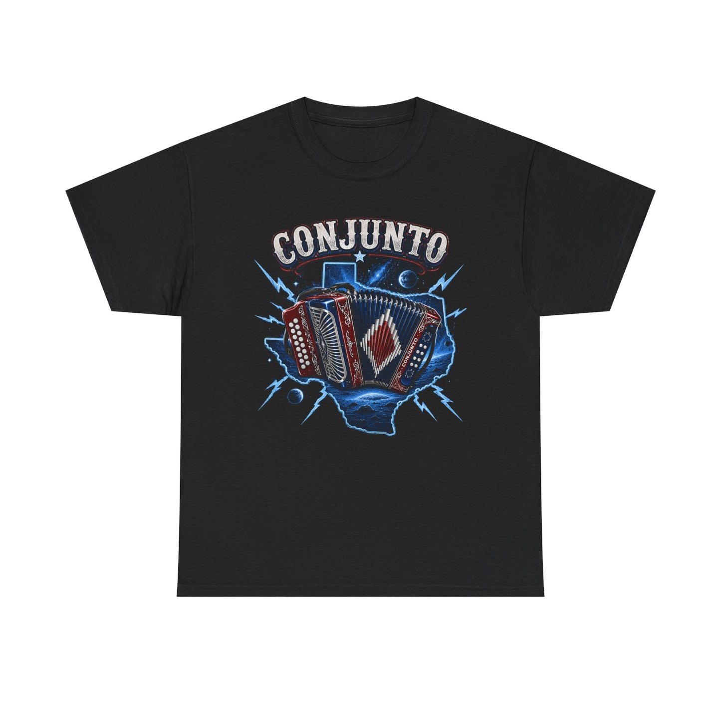 Conjunto Accordion T‑Shirt — Vintage Norteño Music Tee
