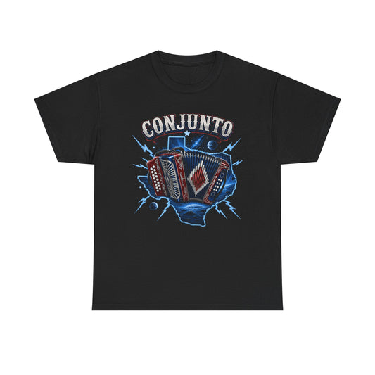 Conjunto Accordion T‑Shirt — Vintage Norteño Music Tee