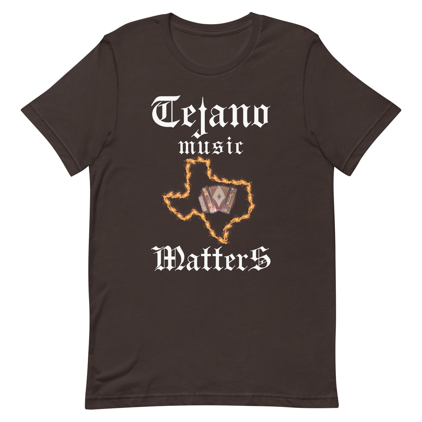 Tejano Music Matters t-shirt ( Olde English Edition )